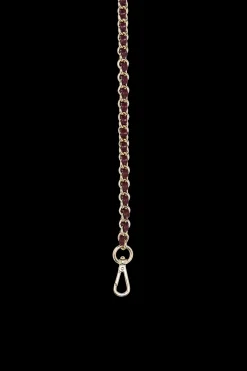 Balzac Paris Anse chaîne Tressée courte bordeaux Clearance