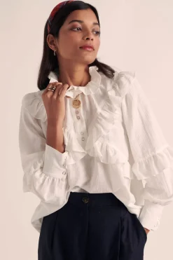 Balzac Paris Blouse Amelia Blanc naturel Fashion