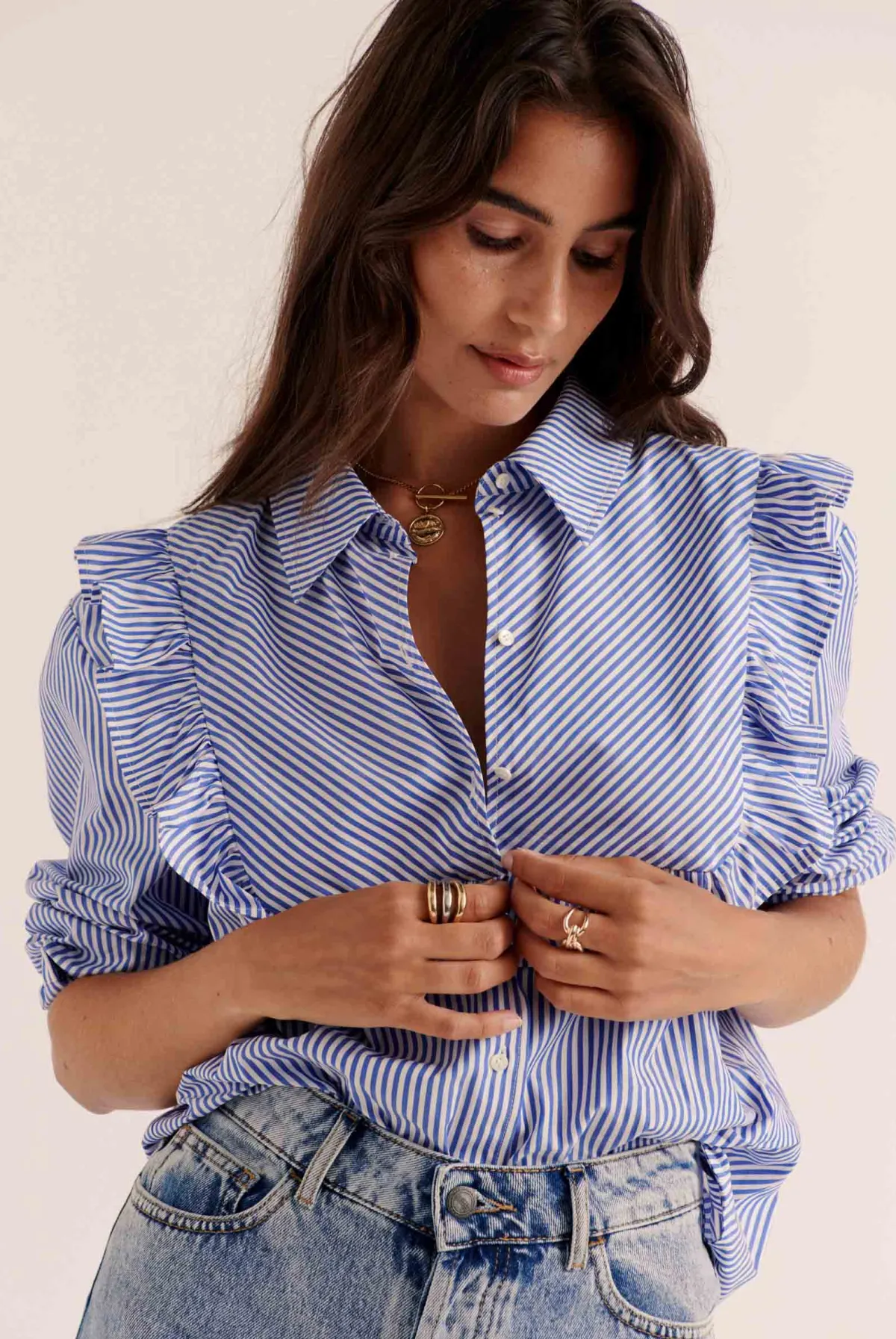 Balzac Paris Blouse Cassi Rayures bleu Online