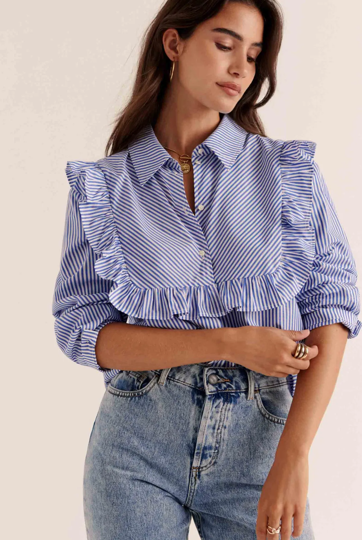 Balzac Paris Blouse Cassi Rayures bleu Online