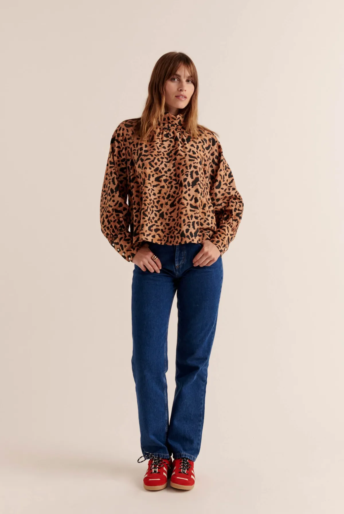 Balzac Paris Blouse Mona Guépard cappuccino Shop
