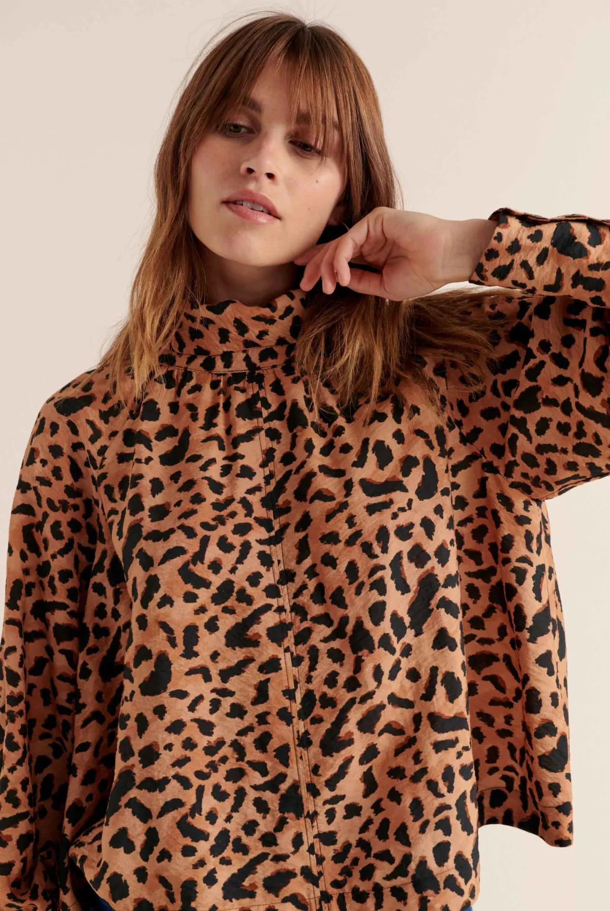 Balzac Paris Blouse Mona Guépard cappuccino Shop