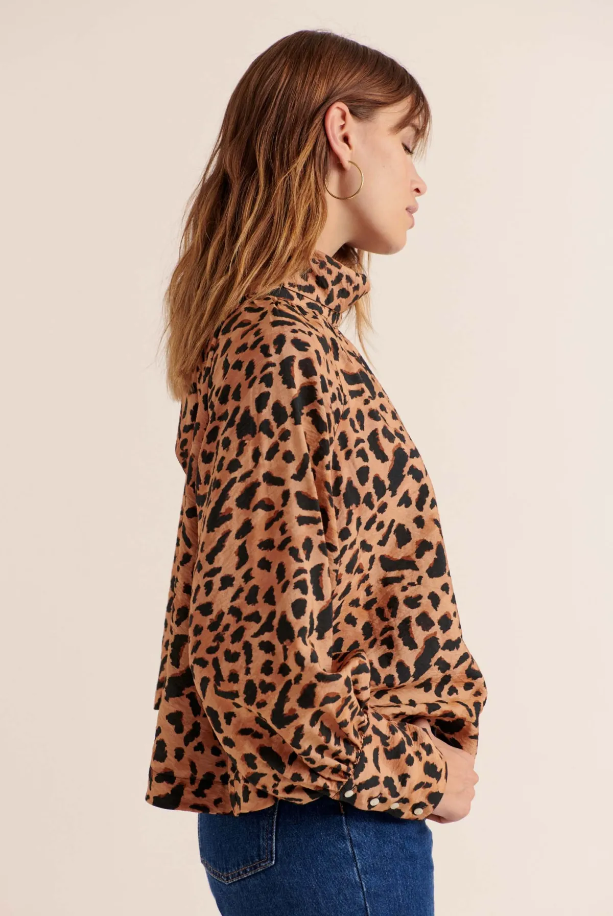 Balzac Paris Blouse Mona Guépard cappuccino Shop