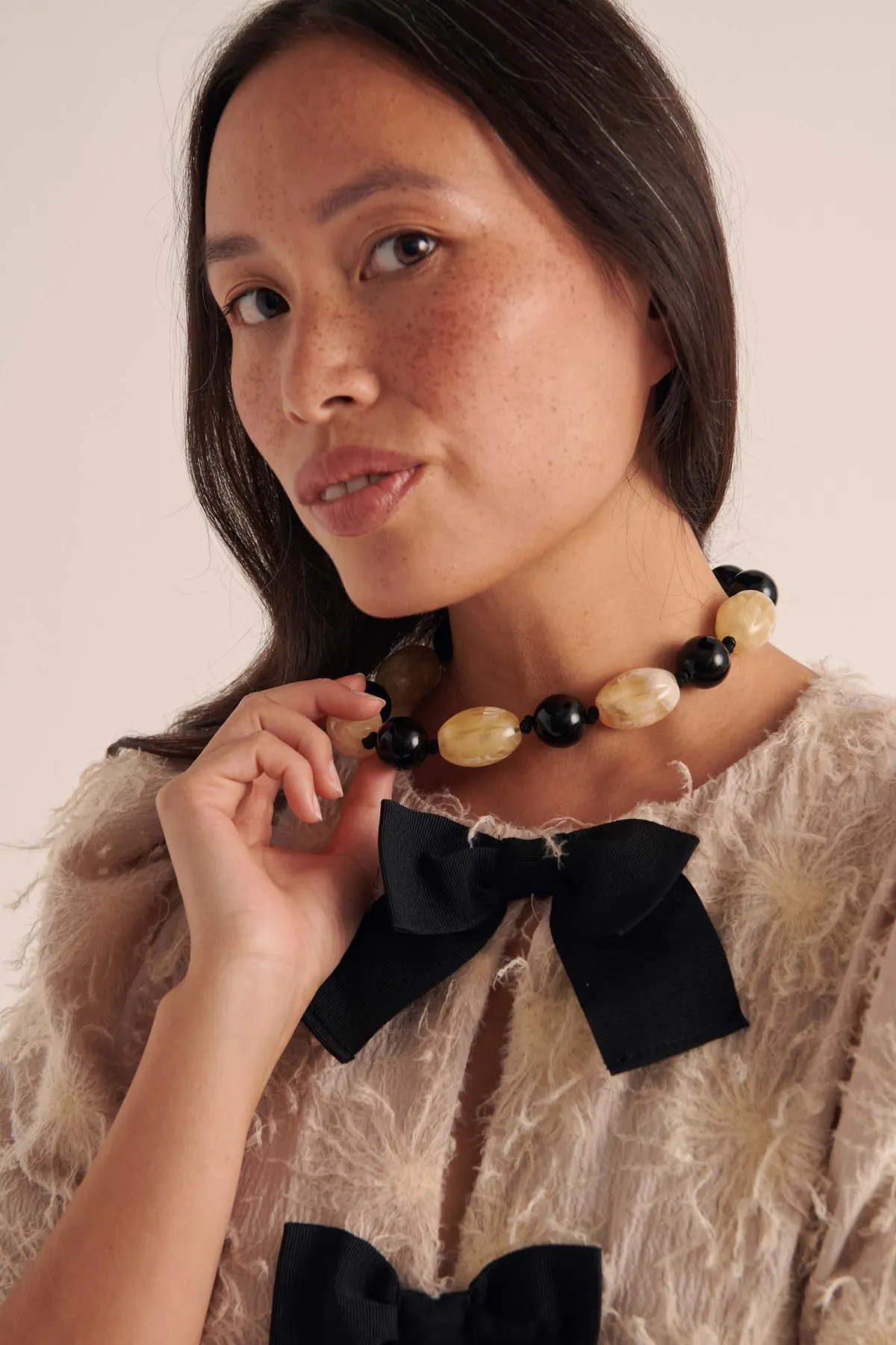 Balzac Paris Blouse Naomi Broderie fleur écru Fashion