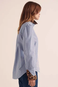 Balzac Paris Blouse Source léopard et rayures Rayures léopard Outlet