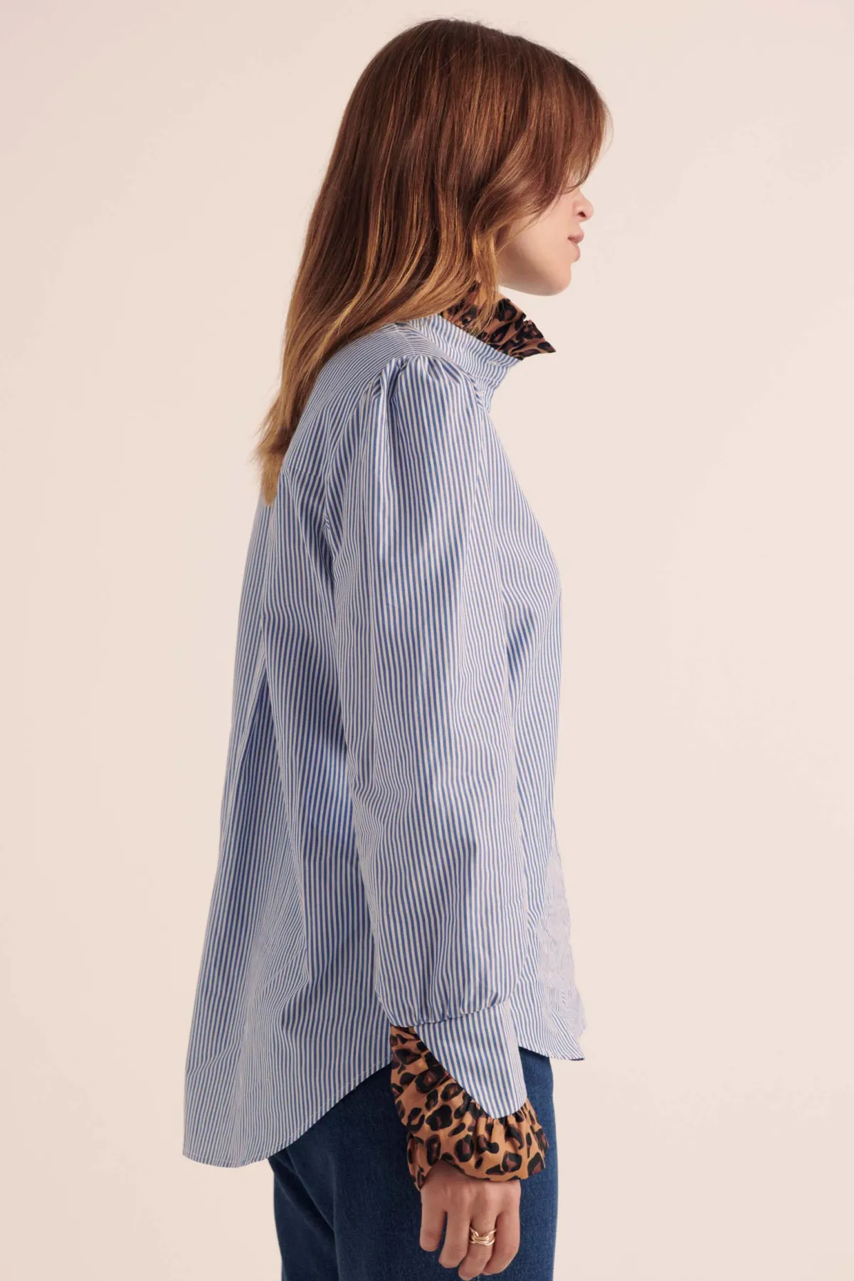 Balzac Paris Blouse Source léopard et rayures Rayures léopard Outlet