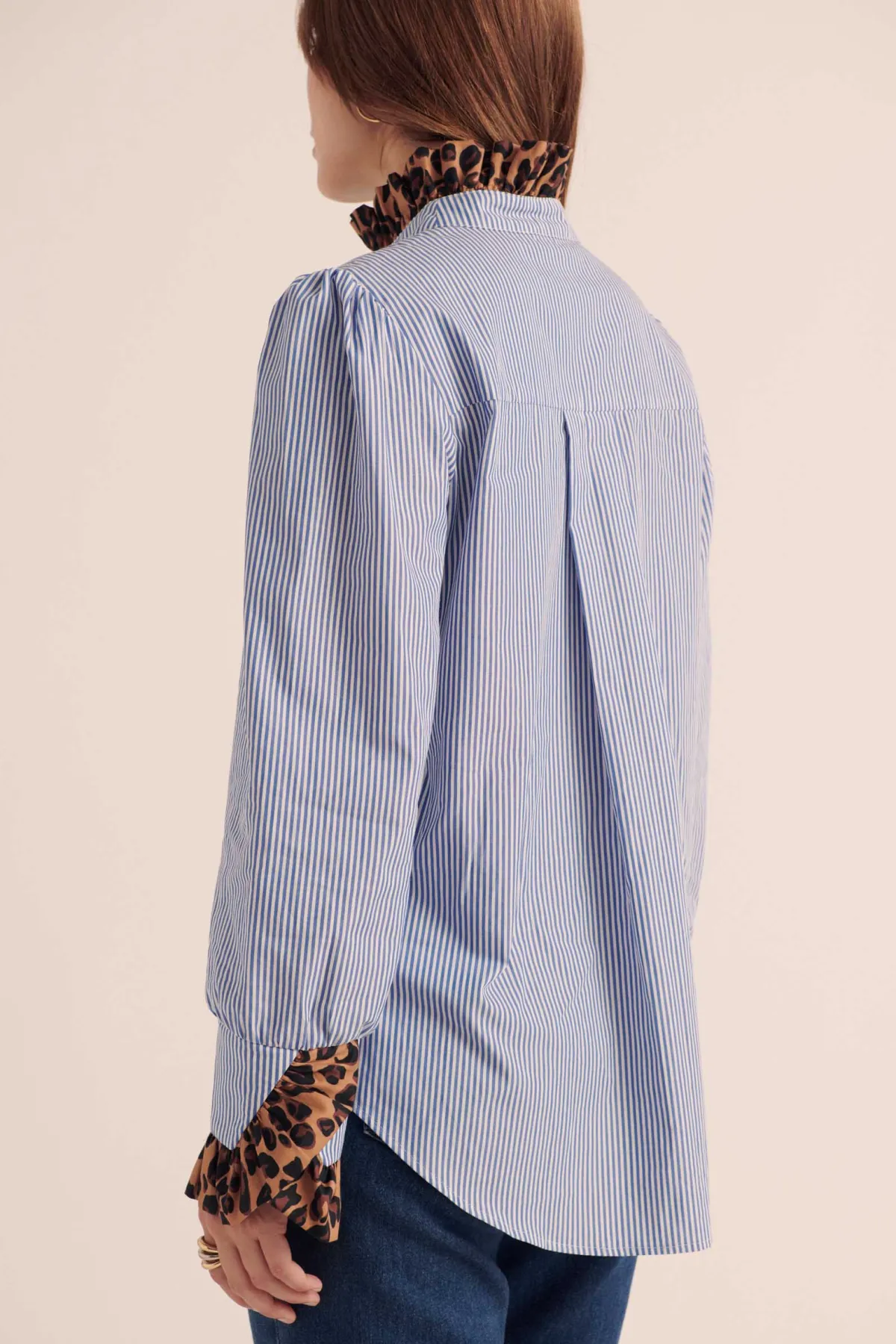 Balzac Paris Blouse Source léopard et rayures Rayures léopard Outlet