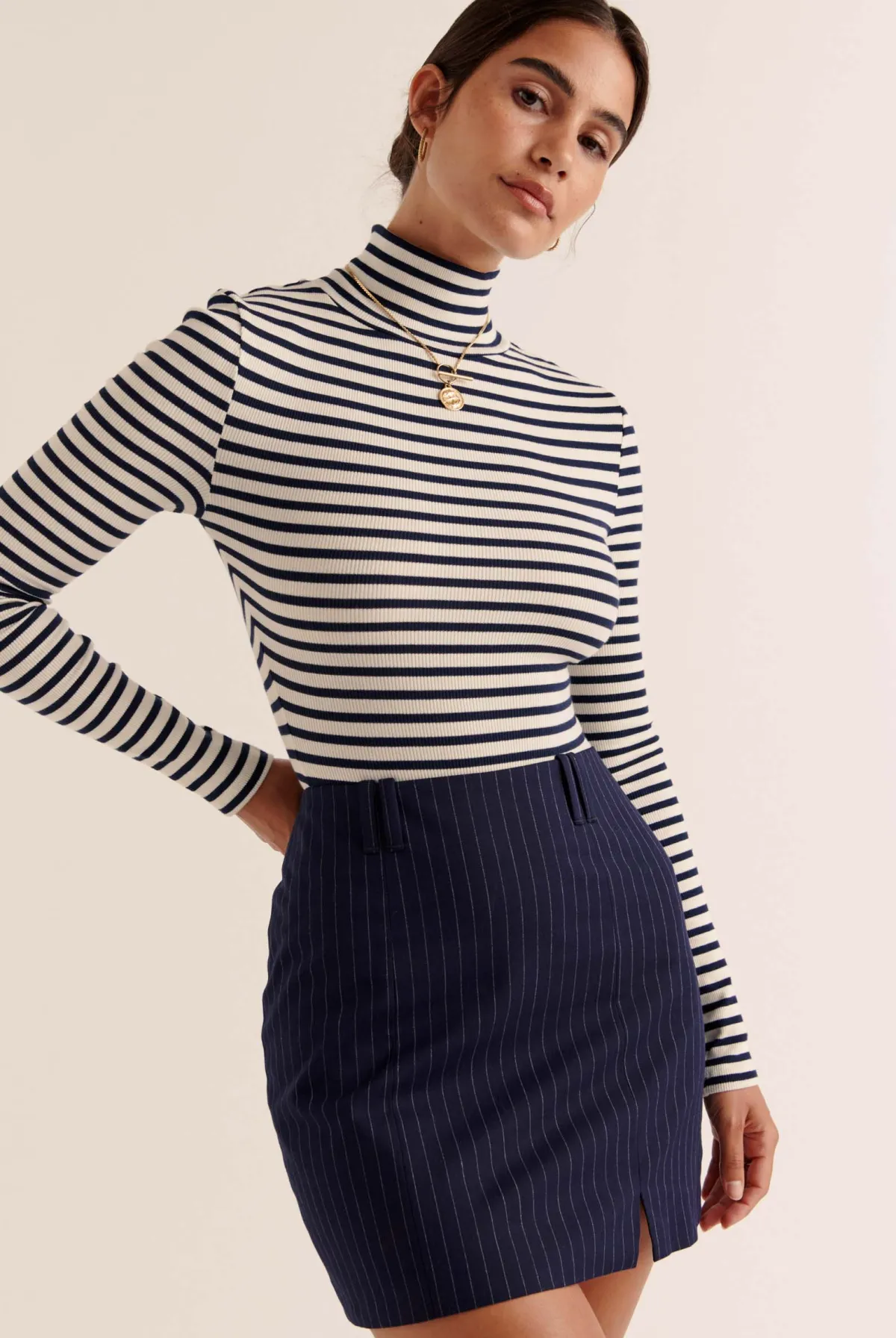 Balzac Paris Body Légendaire marine et écru Rayures Discount