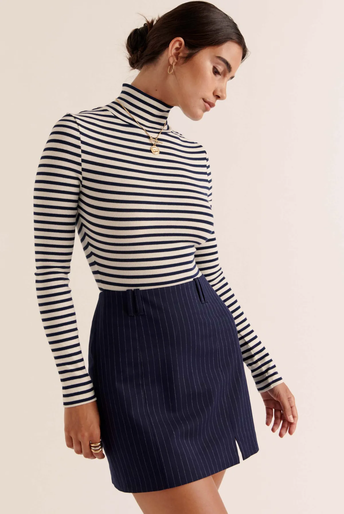 Balzac Paris Body Légendaire marine et écru Rayures Discount