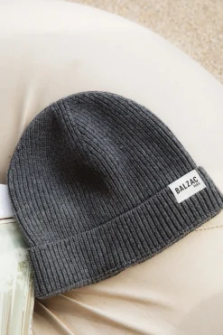 Balzac Paris Bonnet Raphael gris Gris en laine mérinos Sale