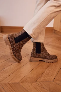 Balzac Paris Bottines Fleuron Léopard Best