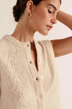 Balzac Paris Cardigan Brooke écru Ecru Best Sale