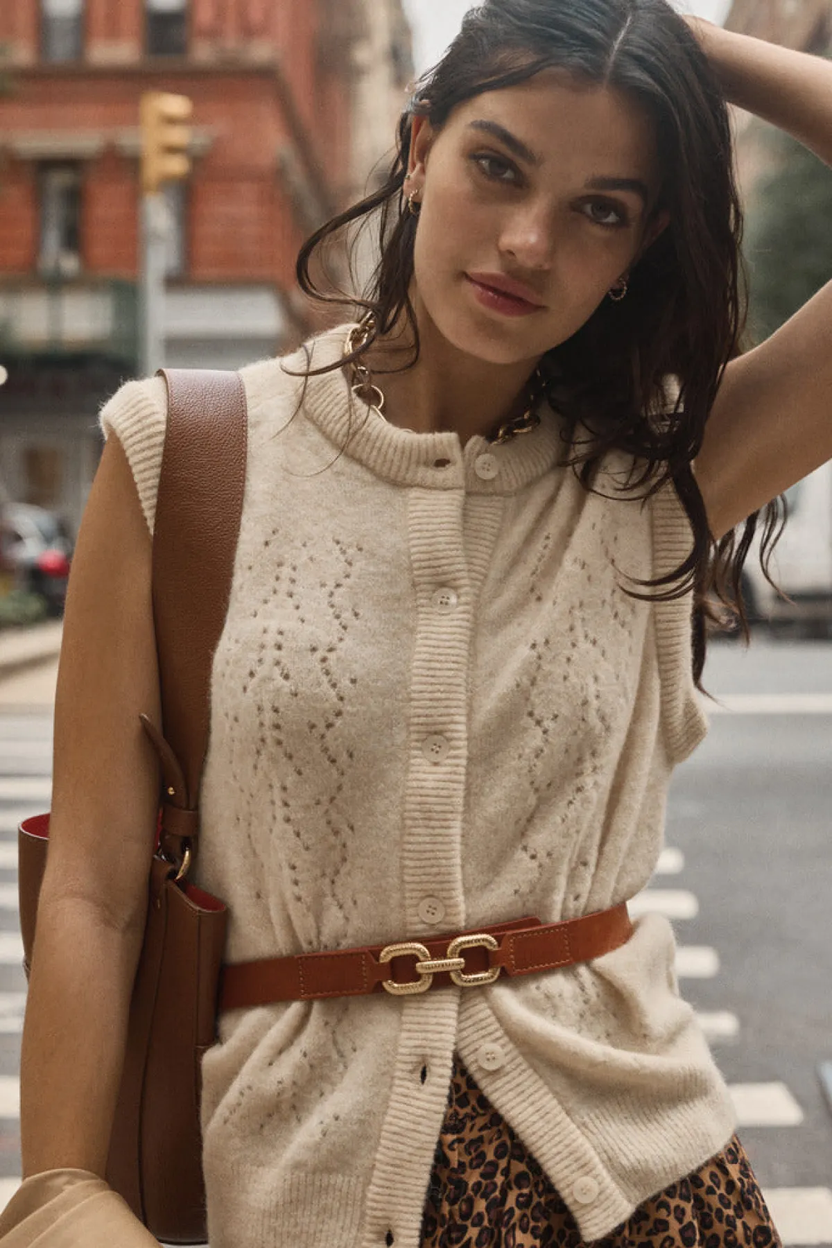 Balzac Paris Cardigan Brooke écru Ecru Best Sale