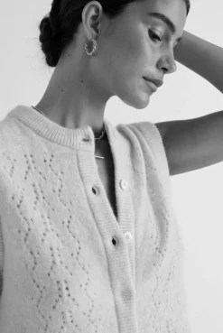 Balzac Paris Cardigan Brooke écru Ecru Best Sale