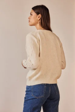 Balzac Paris Cardigan Caleb blanc naturel Écru Store