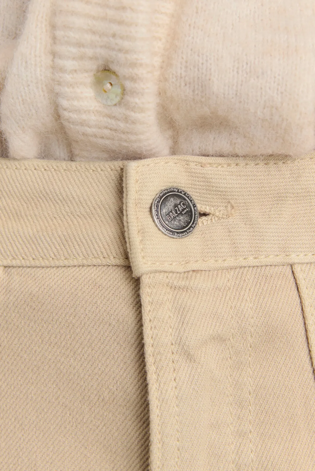 Balzac Paris Cardigan Come blanc naturel Ecru Discount