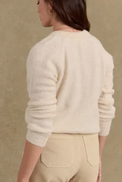 Balzac Paris Cardigan Come blanc naturel Ecru Discount