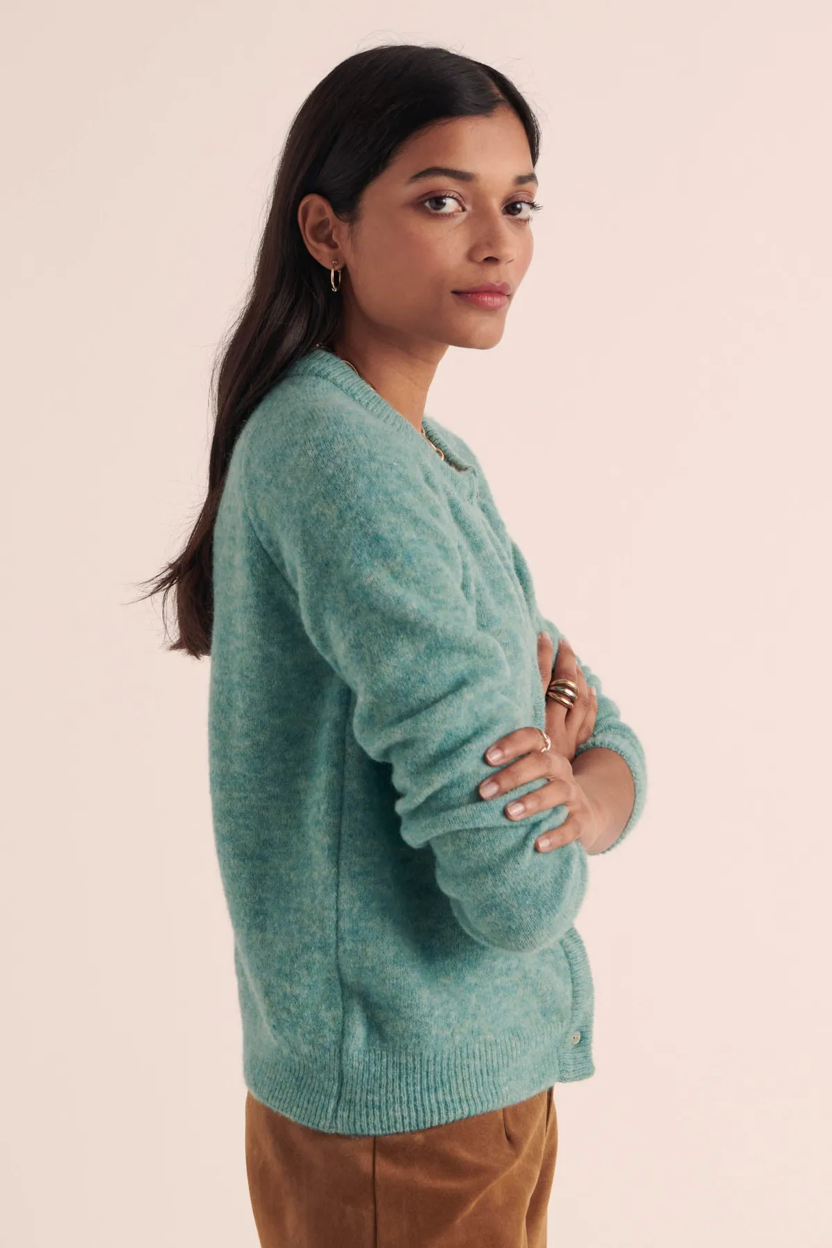 Balzac Paris Cardigan Come Bleu vert Cheap