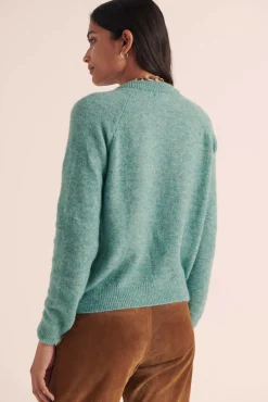 Balzac Paris Cardigan Come Bleu vert Cheap