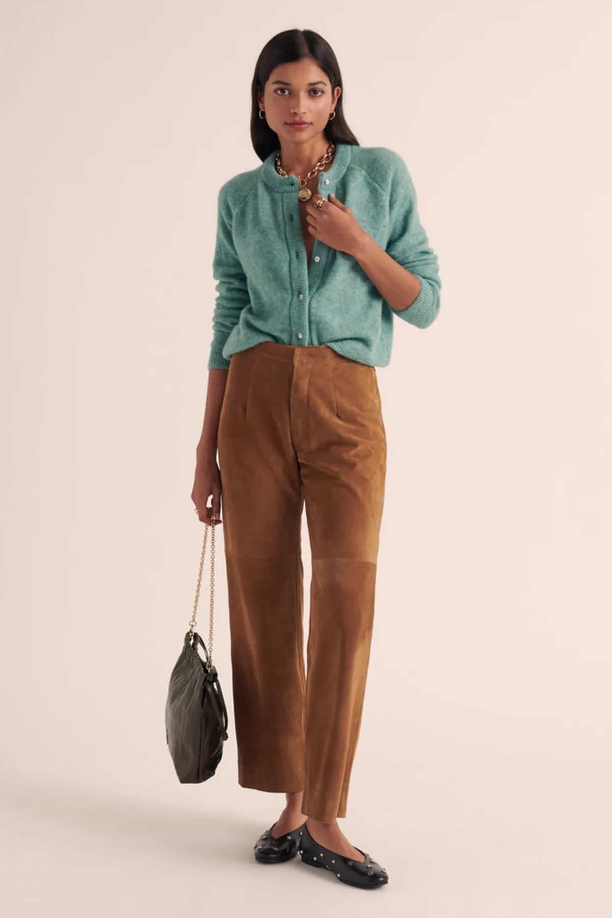 Balzac Paris Cardigan Come Bleu vert Cheap