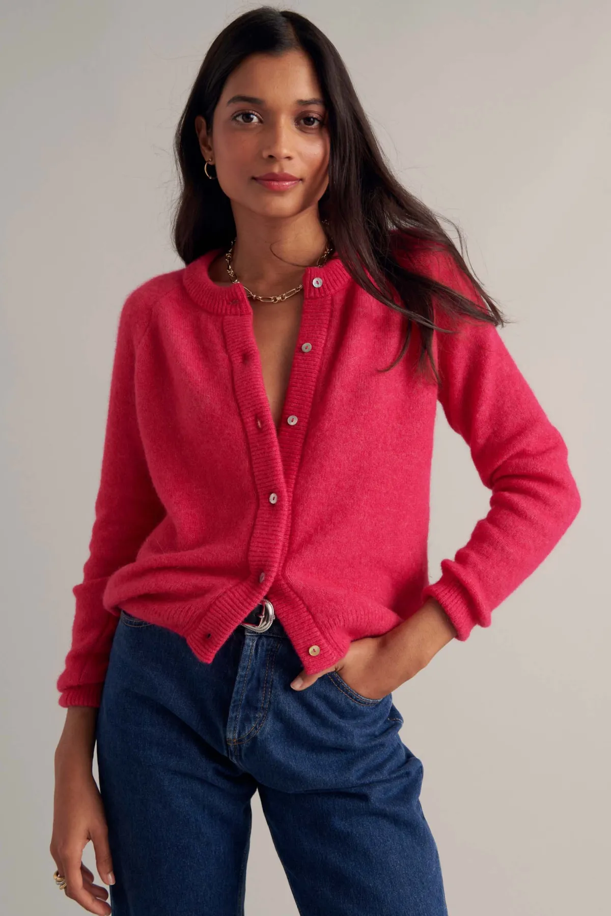 Balzac Paris Cardigan Come Fuchsia Flash Sale