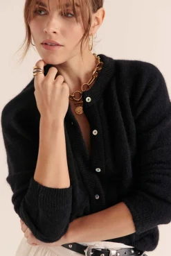 Balzac Paris Cardigan Come Noir Sale