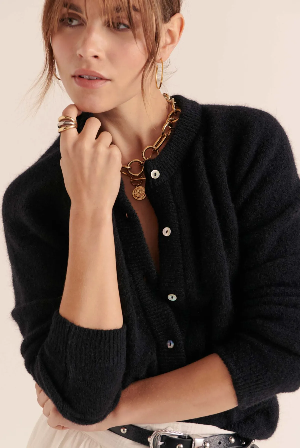Balzac Paris Cardigan Come Noir Sale