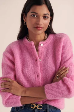 Balzac Paris Cardigan Douceur Rose bonbon Cheap