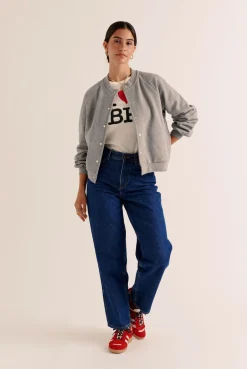 Balzac Paris Cardigan Douillet Gris chiné Shop