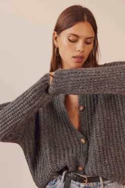 Balzac Paris Cardigan St Gilles Gris Sale