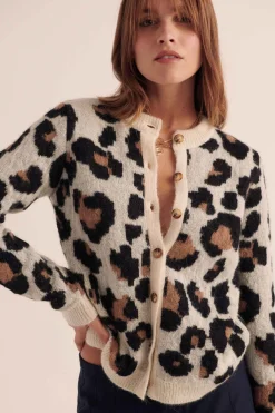 Balzac Paris Cardigan Vivien Léopard Clearance