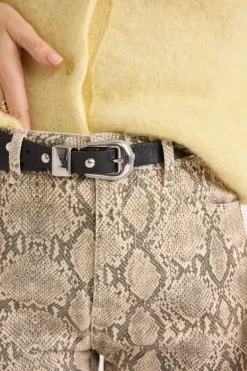 Balzac Paris Ceinture Cameron Clouté noir Fashion