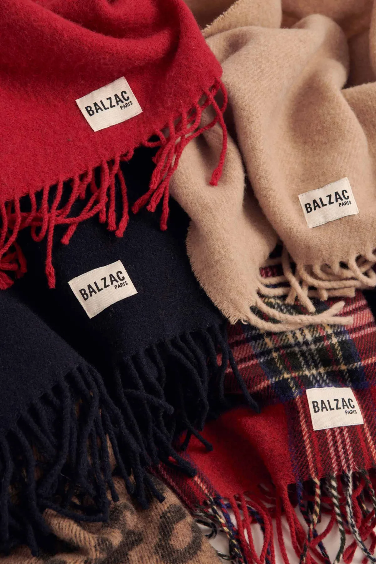 Balzac Paris Écharpe Public Rouge Shop