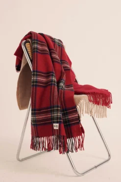 Balzac Paris Écharpe Public Tartan rouge Store