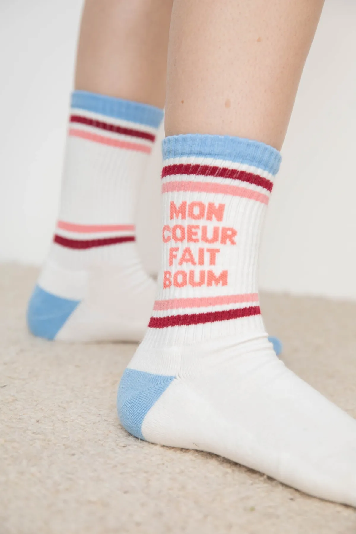 Balzac Paris Chaussettes boum Écru Cheap