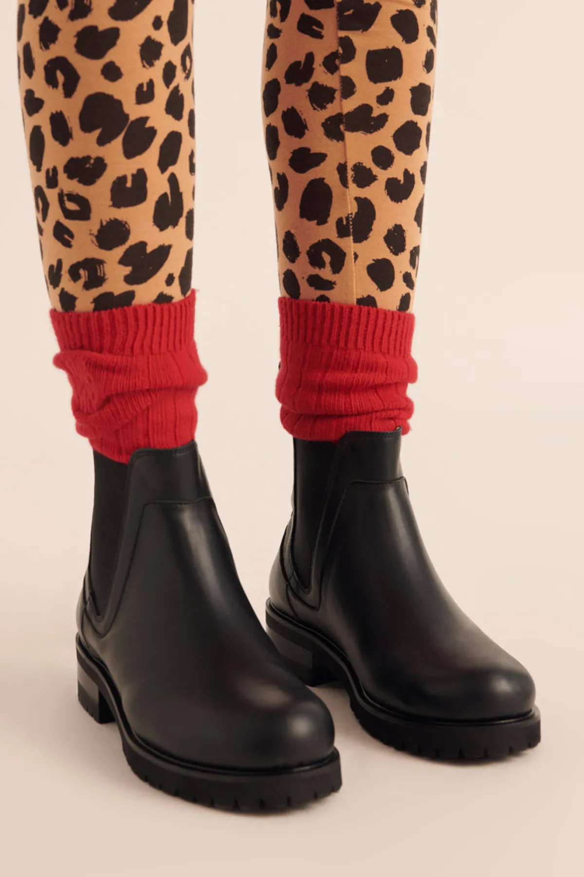 Balzac Paris Chaussettes Felice Rouge Outlet