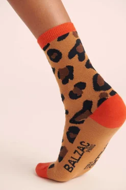 Balzac Paris Chaussettes Léo Orange Fashion