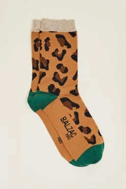 Balzac Paris Chaussettes Léo vert Sale
