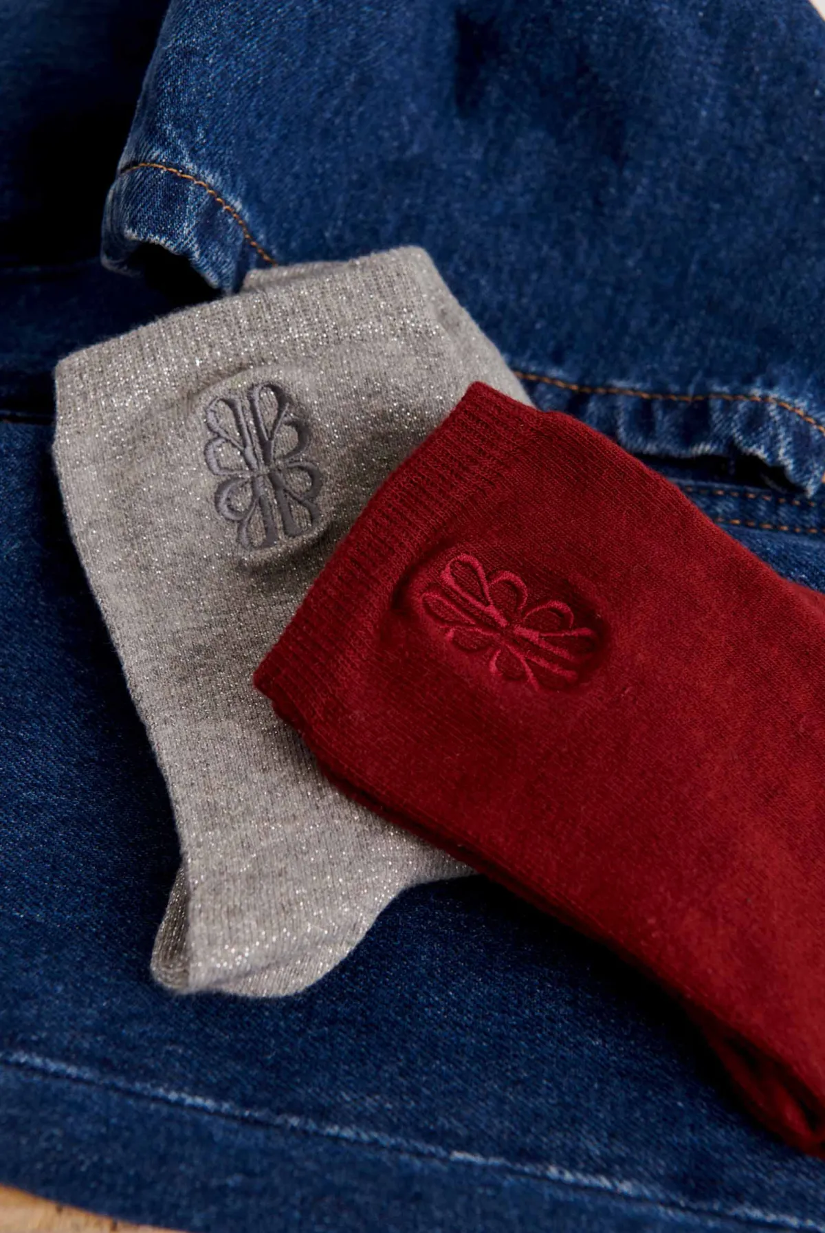 Balzac Paris Chaussettes Tobby Argenté Flash Sale