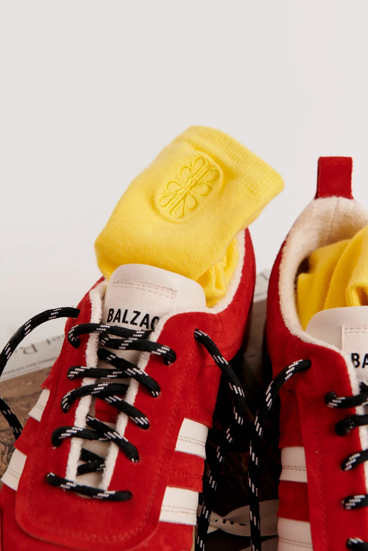 Balzac Paris Chaussettes Tobby Jaune Cheap