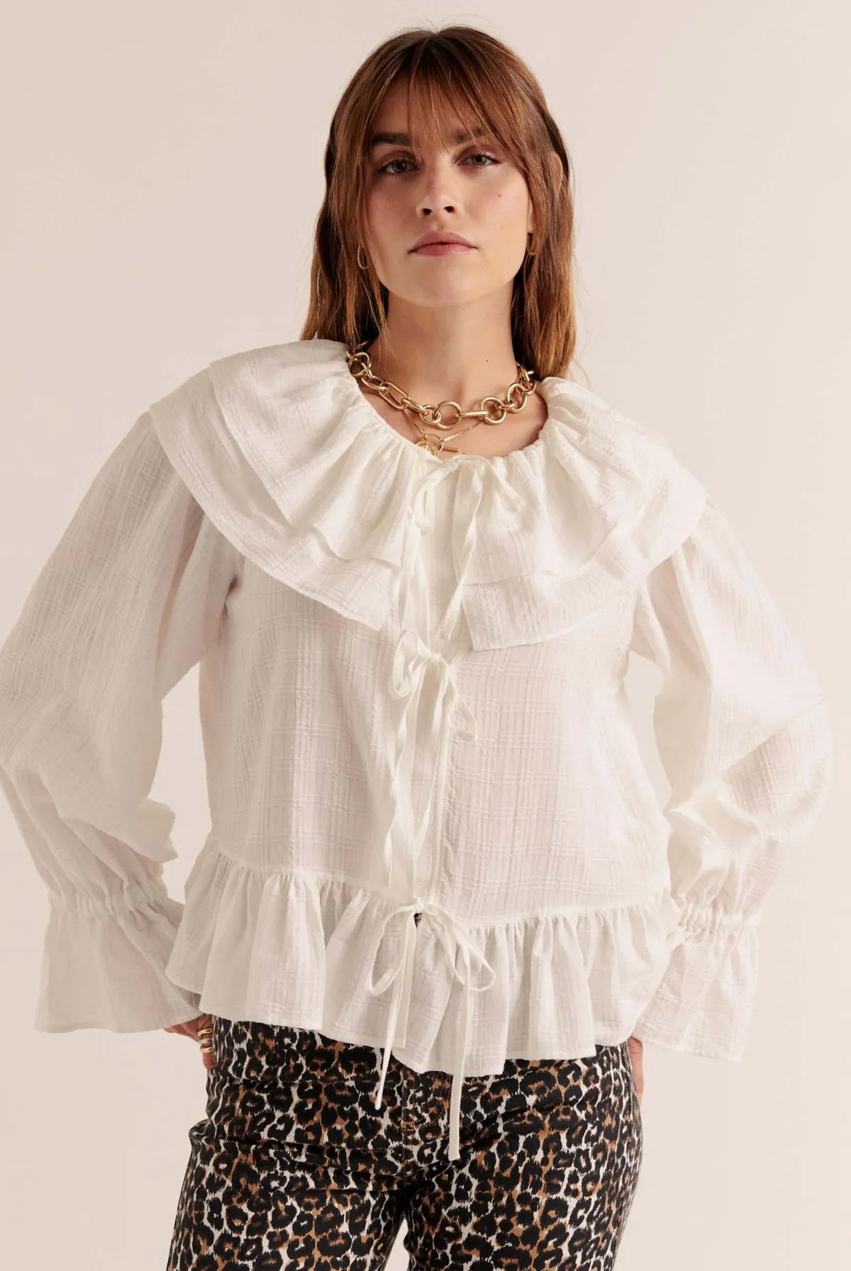 Balzac Paris Chemise Belva Blanc naturel Flash Sale