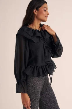 Balzac Paris Chemise Belva Noir Flash Sale