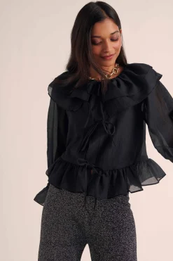 Balzac Paris Chemise Belva Noir Flash Sale