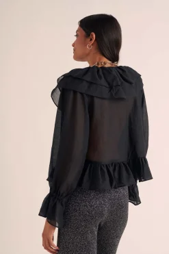 Balzac Paris Chemise Belva Noir Flash Sale