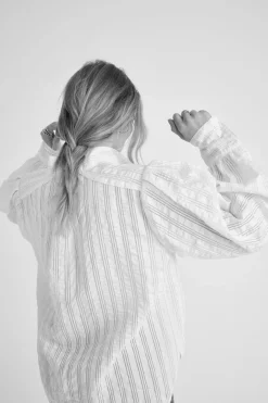 Balzac Paris Chemise Bianca Rose pâle texturé Fashion