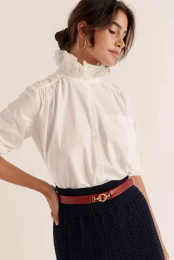 Balzac Paris Chemise Léonor Blanc naturel Hot