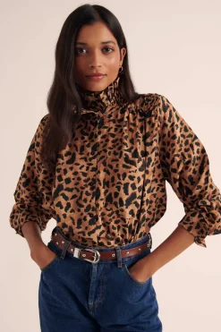 Balzac Paris Chemise Léonor guépard cappuccino Guépard cappucino Hot