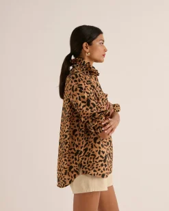 Balzac Paris Chemise Léonor guépard cappuccino Guépard cappucino Hot