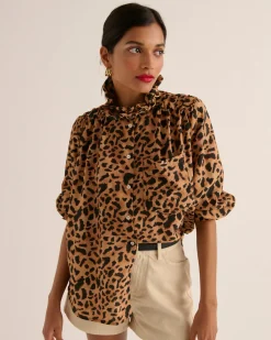 Balzac Paris Chemise Léonor guépard cappuccino Guépard cappucino Hot
