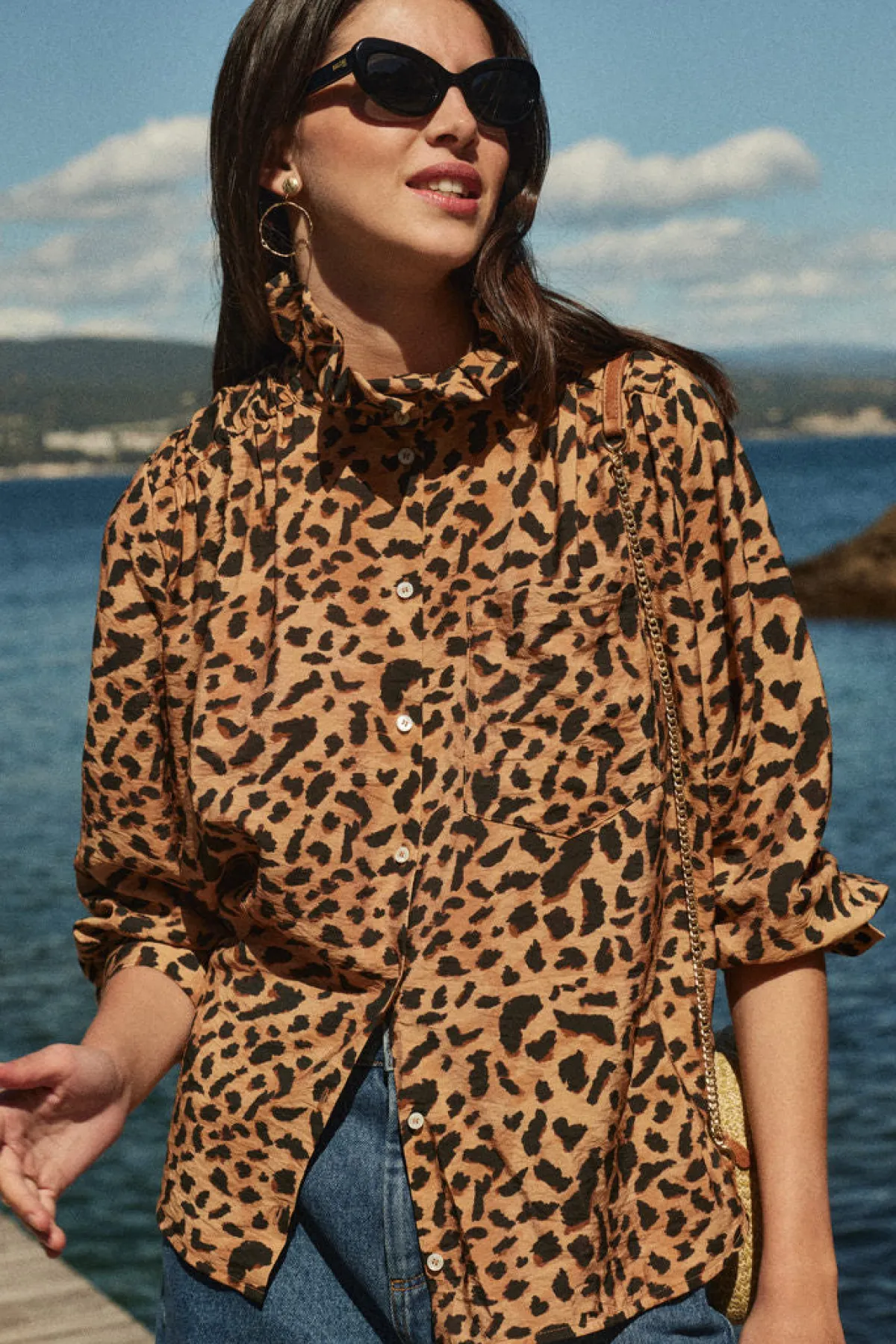 Balzac Paris Chemise Léonor guépard cappuccino Guépard cappucino Hot